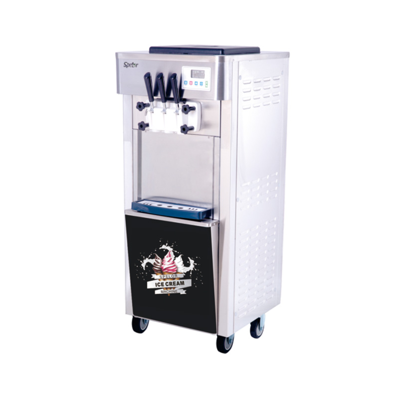 斯贝乐3种口味软冰淇淋机带触摸屏适用于烘焙店