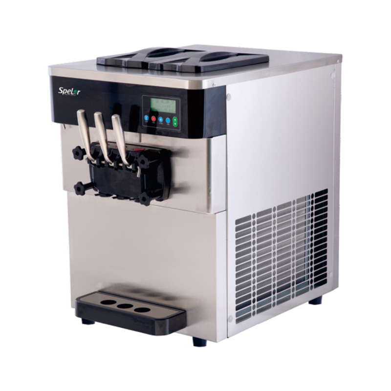 斯贝乐商用台式软冰淇淋机电动迷你冷冻甜点机